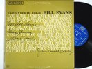 BILL EVANS TRIO: EVERYBODY DIGS BILL EVANS riverside LP / MONO DG '58