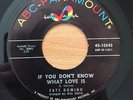 Fats Domino - If You Don't Know What love Is - ABC