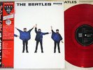 BEATLES HELP EMI/ODEON EAS-70134 JAPAN MONO OBI CLEAR RED VINYL Vinyl LP