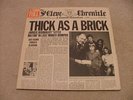 JETHRO TULL - THICK AS A BRICK  RARE NEWSPAPER SLEEVE LP A5/B2 AWESOME CONDITION