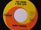 BENNY GORDON: You Found A New Love / True Love Is All I Need 45 (close to M-) r