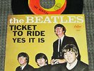 The Beatles-Ticket To Ride/Yes It Is-Vinyl 45 w/ Near Mint Picture Sleeve