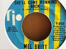 NORTHERN SOUL MEL BRITT - SHELL COME RUNNING BACK