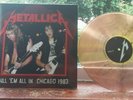 METALLICA KILL EM ALL IN CHICAGO RARE BROWN SPLATTER LIMITED TO 100 COPIES