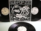 SUB POP 200 3LP compilation:NIRVANA,SOUNDGARDEN,MUDHONEY...1988, w/16 pg book,NM