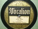 78rpm Jazz - Vocalion 15487 - THE TENNESSEE TOOTERS - Crazy Quit - Red Nichols