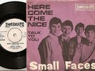 SMALL FACES HERE COMES THE NICE DANISH 45+PS 1967 MOD FREAKBEAT PSYCH IMMEDIATE