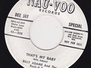 ROCKABILLY 45 RPM - BILLY ADAMS AND THE ROCK-A-TEERS on NAU-VOO RECORDS (PROMO)