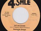 BACKWATER BOOGIE BAND Git On Down  modern soul NORTHERN SOUL boogie 45