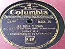 EDITH PIAF & LES COMPAGNONS DE LA CHANSON LES TROIS CLOCHES COLUMBIA DCX76