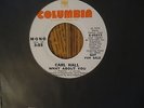 Carl Hall,What About You,Mono & Stereo Columbia Label,White  Label Promo 45  RPM