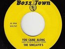 Sweet/70s Soul Funk 45 - Sinclayr's - You Came Along - Boss Town - VG+ mp3 rare