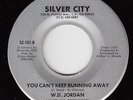 Modern Soul Boogie 45 - W.D. Jordan - You Can't Keep Running - Silver City VG++