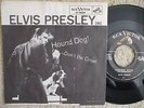 Elvis Presley - Hound Dog / Don't Be Cruel - USA RARER Silverlined 45 + RARE PS