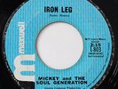 MICKEY & THE SOUL GENERATION-IRON LEG /CHOCOLATE-FUNK 45 on MAXWELL