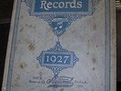COLUMBIA RECORD CATALOG 78 RPM RECORDS 1927