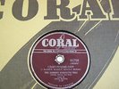 THE JOHNNY BURNETTE TRIO 78rpm on Coral Label # 61758 
