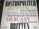 Decca SXL 2298 Rostropovich Cello Britten Schumann Debussy