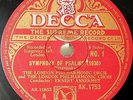 Ansermet. Stravinsky (Symphony of Psalms). Decca AK 1753-5 (3). NM(-)