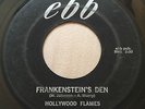R&B ROCKER Hollywood Flames FRANKENSTEIN'S DEN Ebb 45 rare Halloween dancer