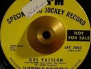 FELIX CARABALLO Que Vacilon MGM LATIN PROMO GUAGUANCO 45 7