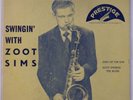 ZOOT SIMS: Swingin’ With PRESTIGE 10” JAZZ LP ORIG Vinyl LP