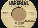 LEW WILLIAMS: CENTIPEDE / ABRA CADABRA - ROCKABILLY PROMO 45rpm