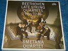 SMETANA QUARTET BEETHOVEN LATE STRING QUARTETS NOS.12-16 4LP BOX SET SUPRAPHON