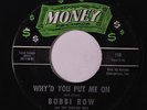 rare Northern Soul 45 BOBBI ROW on MONEY Listen