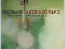 ARTHUR GRUMIAUX TELEMANN 12 FANTASIE VIOLIN SOLO PHILIPS ED.1 STEREO 6500106 NM