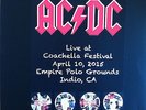 AC/DC Coachella or bust live 2015 2 Picture Vinyl LP test pressing rare