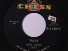 MITTY COLLIER: Pain / Let Them Talk 45 (dj, co, sm tol) rare Soul