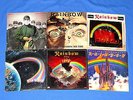 RAINBOW -RISING+ DOWN TO EARTH+ ON STAGE+ DIFFICULT TO CURE----6 HARD ROCK LP'S