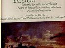 DELIUS CONCERTO FOR CELLO AND ORCHESTRA,JACQUELINE DU PRE, ORIG. 1st,ASD 644 LP