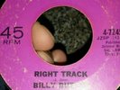 Billy butler  /Right  track   stamped original
