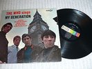 The Who LP, The Who Sings My Generation, Decca DL 4664, ORIGINAL 1966