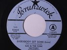 GAS & THE FUNK FACTORY: Everybody Get Some / The Good Night Song 45 (dj, sm wol