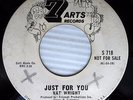 NAT WRIGHT just for you / fantasy WHITE LABEL Promo GREAT northern soul 45 w3503