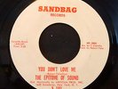 RARE NORTHERN-EPITOME OF SOUND-YOU DONT LOVE ME/WHERE WERE YOU-US SANDBAG