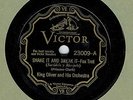 JAZZ 78 : KING OLIVER AND HIS ORCHESTRA ON VICTOR SCROLL 23009