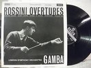 SXL 2266 ROSSINI Overtures GAMBA LONDON SO DECCA ED1 WB GROOVED STEREO LP