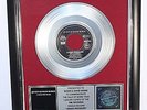 Queen & David Bowie, Under Pressure, Platin Record, Schallplatte, Award, goldene