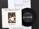 CHRIS DE BURGH PROMO POLYRAM SINGLE + PROMO SHEET * THE SIMPLE TRUTH *