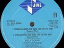 BILLY OCEAN - European Queen (No More Love On The Run) - Blue Vinyl