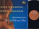 ZARA NELSOVA & ARTUR BALSAM CELLO SONATAS LXT 5268 MONO LP