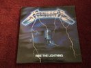 METALLICA Vinyl Record LP Album RIDE THE LIGHTNING RARE SILVER MEGAFORCE LABEL