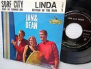 JAN AND DEAN Surf City FRANCE 4 song Picture Sleeve VG+ vinyl cond. 45 EP e1225