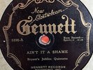 BRYANT'S JUBILEE QUINTETTE GENNETT 6590 BLUES GOSPEL 78 RPM RECORD V/V+