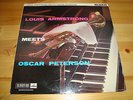 LOUIS ARMSTRONG MEETS OSCAR PETERSON  LP **Orig.*MONO HMV 1959*1st issue *1st pr