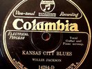 BLUES 78 ; WILLIE JACKSON COLUMBIA 14284-D T.B. Blues BEAUTIFUL COPY